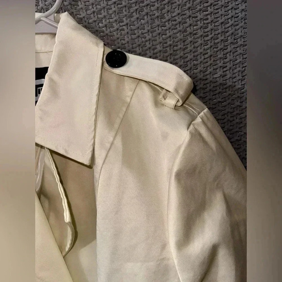 Garemcy Women's Long Waterproof Trench Coat Double Breasted Classic Lapel Belted - Picture 10 of 16